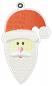 Preview: ITH Stickdatei Anhänger Nikolaus / Weihnachtsmann für 10x10cm Stickrahmen